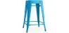 Buy Bar Stool - Industrial Design - 60cm - New Edition - Metalix Turquoise 60122 home delivery