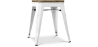 Buy Bistrot Metalix Stool wooden - Metal - 45 cm White 58350 - prices