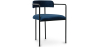 Buy Upholstered Dining Chair - Velvet - Yara Dark blue 60545 in the Europe