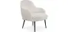 Buy Upholstered Dining Chair - White Boucle - Jeve White 60549 - in the EU