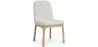 Buy Upholstered Dining Chair - White Boucle - Leira White 60550 - in the EU