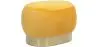 Buy Pouf Luxury Home Foot Rest - Velvet and Metal - Premium Yellow 60552 - prices