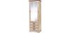 Buy Country Chic Mirror Wardrobe - Waxed Wood Beige 29250 - in the EU