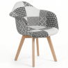 Buy Premium Design Amir chair White And Black - Patchwork  White / Black 60604 - in the EU