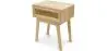 Buy Bedside Table with Drawer - Boho Bali Wood - Hanay Natural 60605 - in the EU