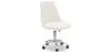 Buy Desk Chair with Wheels - White Boucle - Tulipe White 60615 - in the EU