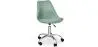 Buy Upholstered Desk Chair with Wheels - Tulipe Pastel blue 60613 at MyFaktory