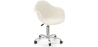 Buy Swivel Office Chair - Bouclé Upholstered - Loy White 60618 - in the EU