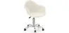Buy Swivel Office Chair - Bouclé Upholstered - Loy White 60618 - in the EU