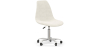 Buy Swivel Office Chair - Bouclé Upholstered - Brielle White 60620 - in the EU