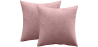 Buy Pack of 2 velvet cushions - cover and filling - Lenay Rose Gold 60631 at MyFaktory