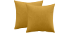 Buy Pack of 2 velvet cushions - cover and filling - Lenay Gold 60631 - prices