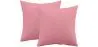 Buy Pack of 2 velvet cushions - cover and filling - Lenay Pastel pink 60631 home delivery