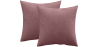 Buy Pack of 2 velvet cushions - cover and filling - Lenay Pink 60631 in the Europe