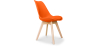Buy Brielle Scandinavian design Chair with cushion  Orange 58293 in the Europe