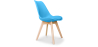 Buy Brielle Scandinavian design Chair with cushion  Turquoise 58293 in the Europe