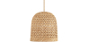 Buy Rattan Ceiling Lamp - Boho Bali Design Pendant Lamp - 30cm - Carva Natural 60634 - in the EU