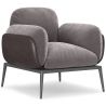 Buy Upholstered Velvet Armchair - Iura Dark grey 60650 - in the EU