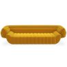 Buy Velvet Upholstered Sofa - 3/4 seats - Lumun Yellow 60640 - in the EU