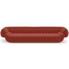 Buy Velvet Upholstered Sofa - 4/5 seats - Lumun Red 60641 in the Europe