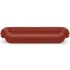 Buy Velvet Upholstered Sofa - 4/5 seats - Lumun Red 60641 in the Europe