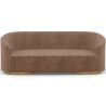 Buy 3/4-Seater Velvet Upholstered Sofa - Treya Chocolate 60648 in the Europe