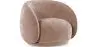 Buy Curved Velvet Upholstered Armchair - William Cream 60692 - prices