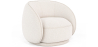 Buy Curved armchair upholstered in bouclé fabric - William White 60693 - in the EU