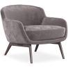 Buy Velvet Upholstered Armchair - Selvi Dark grey 60694 at MyFaktory