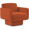 Buy Velvet Upholstered Armchair - Ren Brick 60698 home delivery