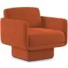 Buy Velvet Upholstered Armchair - Ren Brick 60698 home delivery