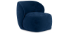 Buy Velvet Upholstered Armchair - Treyton Dark blue 60702 in the Europe