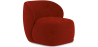 Buy Velvet Upholstered Armchair - Treyton Red 60702 with a guarantee