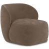 Buy Velvet Upholstered Armchair - Treyton Taupe 60702 - prices