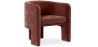 Buy Velvet Upholstered Armchair - Connor Chocolate 60700 in the Europe
