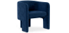 Buy Velvet Upholstered Armchair - Connor Dark blue 60700 with a guarantee