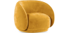Buy Curved Velvet Upholstered Armchair - William Yellow 60692 - prices