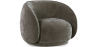 Buy Curved Velvet Upholstered Armchair - William Taupe 60692 in the Europe