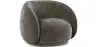 Buy Curved Velvet Upholstered Armchair - William Taupe 60692 in the Europe