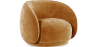 Buy Curved Velvet Upholstered Armchair - William Mustard 60692 - in the EU