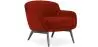Buy Velvet Upholstered Armchair - Selvi Red 60694 - in the EU