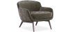 Buy Velvet Upholstered Armchair - Selvi Taupe 60694 in the Europe