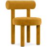 Buy Dining Chair - Upholstered in Velvet - Reece Yellow 60708 at MyFaktory