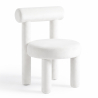 Buy Dining Chair - Upholstered in Velvet - Reece Beige 60708 - in the EU