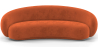 Buy Velvet Curved Sofa - 3/4 Seats - Nathan Brick 60691 in the Europe