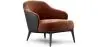 Buy  Velvet Upholstered Armchair - Renaud Chocolate 60704 home delivery