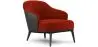 Buy  Velvet Upholstered Armchair - Renaud Red 60704 - prices