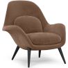 Buy Velvet Upholstered Armchair - Opera Chocolate 60706 in the Europe