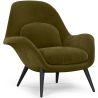 Buy Velvet Upholstered Armchair - Opera Olive 60706 - in the EU