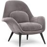 Buy Velvet Upholstered Armchair - Opera Dark grey 60706 home delivery